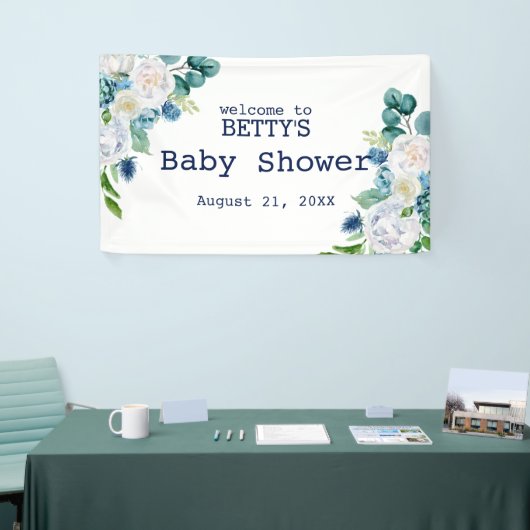 Banderoles Roses blanches (Salon professionnel)