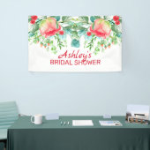 Banderoles Roses Roses Et Boucles Roses (Salon professionnel)