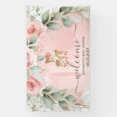 Banderoles Roses roses roses roses roses mignonnes de cerf de (Verticale)