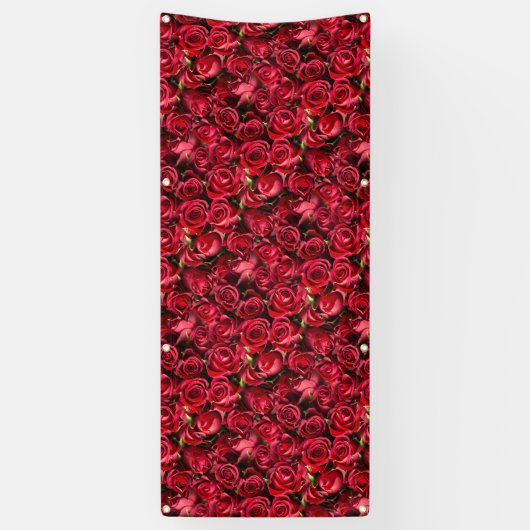 Banderoles Roses rouges (Vertical)
