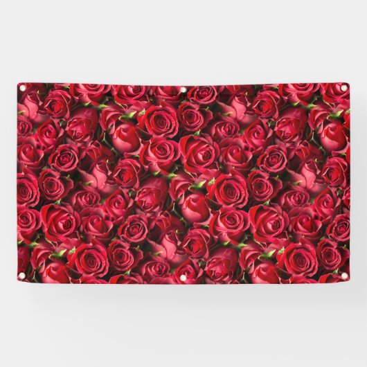 Banderoles Roses rouges (Horizontal)