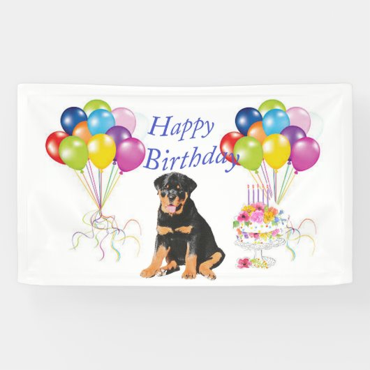 Banderoles Rottweiler (Horizontal)