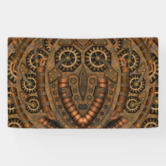 Banderoles Rouages vintages industriels de Steampunk