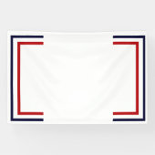 Banderoles Rouge blanc et bleu (Horizontal)