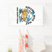 Banderoles Rouler En Mai Comme De Joyeux Pups - Mignonne Chie (En situation)