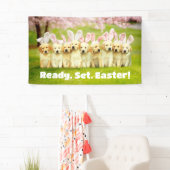 Banderoles Row of Puppy Bunnies (En situation)