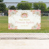 Banderoles Royal Princess Floral pink banner backdrop (En situation)