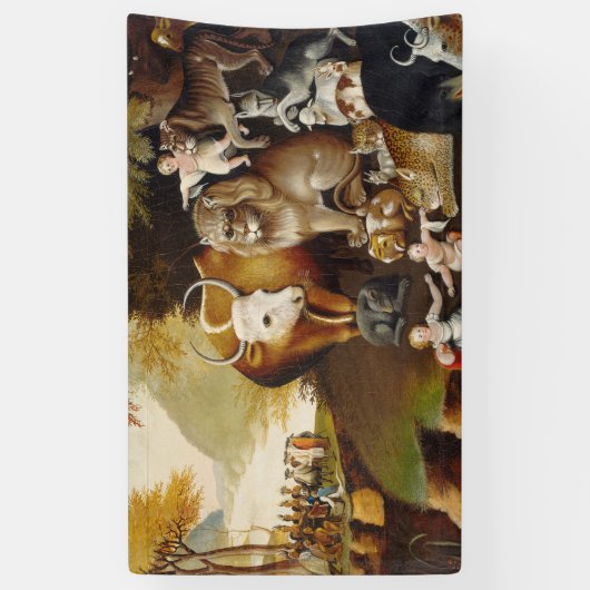 Banderoles Royaume pacifique Biche animal classique (Vertical)