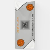 Banderoles Ruban aux fleurs orange par Kenneth Yoncich (Vertical)