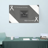 Banderoles Ruban blanc standard par Kenneth Yoncich (Salon professionnel)