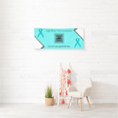 Banderoles Ruban bleu/Turquoise standard par Kenneth Yoncich (En situation)