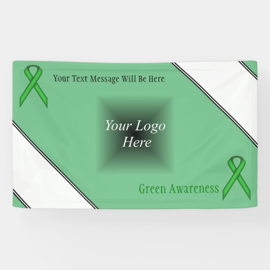 Banderoles Ruban Green Standard par Kenneth Yoncich (Horizontal)