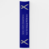 Banderoles Ruban standard gris par Kenneth Yoncich (Vertical)