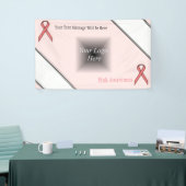 Banderoles Ruban standard rose (Salon professionnel)