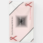 Banderoles Ruban standard rose (Vertical)