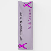 Banderoles Ruban standard violet (Vertical)