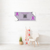 Banderoles Ruban standard violet par Kenneth Yoncich (En situation)