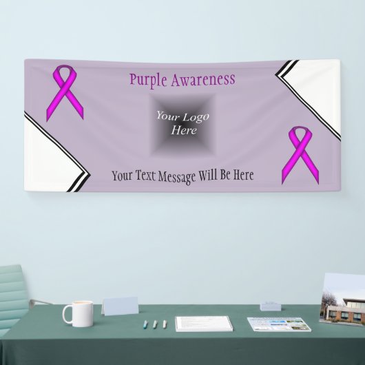 Banderoles Ruban standard violet par Kenneth Yoncich (Salon professionnel)