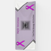 Banderoles Ruban standard violet par Kenneth Yoncich (Vertical)