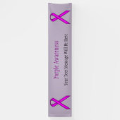 Banderoles Ruban standard violet par Kenneth Yoncich (Vertical)