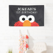 Banderoles Rue Sésame | Elmo Birthday Chalkboard (En situation)