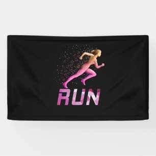 Banderoles Running Girl - filles coureurs