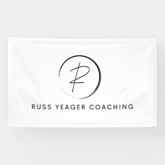 Banderoles Russ Yeager Coaching Signature Logo (Horizontal)