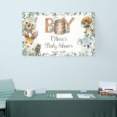 Banderoles Rustic Australian Animaux Garçon Baby shower fond (Salon professionnel)