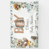 Banderoles Rustic Australian Animaux Garçon Baby shower fond (Vertical)