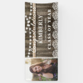 Banderoles Rustic Babys Breath 2025 Graduation Photo (Vertical)