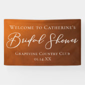 Banderoles Rustic Bridal Shower Personalized Welcome (Horizontal)