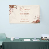 Banderoles Rustic Floral Automne Mariage de automne Bienvenue (Salon professionnel)