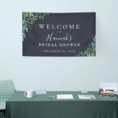 Banderoles Rustic Forest Foliing Navy Blue Party (Salon professionnel)