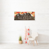 Banderoles Rustic String Lights Poppy Mariage Bienvenue (En situation)