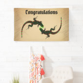 Banderoles Rustique Yin Yang Lizards (En situation)