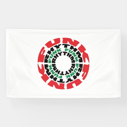 Banderoles Rythme funk Funk Rhythme funk (Horizontal)