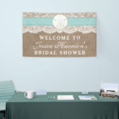 Banderoles Sable Dollar Beach Fête des mariées - Turquoise (Salon professionnel)