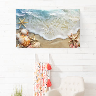 Banderoles Sable et mer