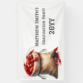 Banderoles Sack Of Crawfish Graduation Party (Vertical)