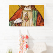 Banderoles Sacré Coeur De Jésus (En situation)