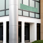 Banderoles Sage Green Fabric Wedding Welcome Banner (Bâtiment extérieur)