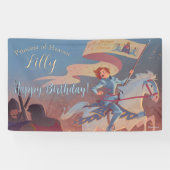 Banderoles Saint Joan of Arc Banner (Customizable) (Horizontal)