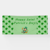 Banderoles Saint Patrick's Day leprechaun (Horizontal)