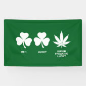 Banderoles Saint Patricks Funny Party pour les gars (Horizontal)