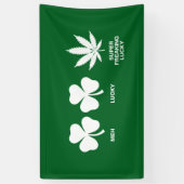 Banderoles Saint Patricks Funny Party pour les gars (Vertical)