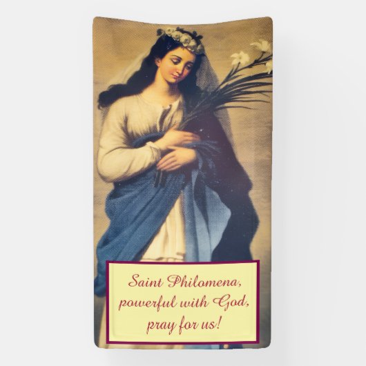 Banderoles Sainte Philomène (Verticale)