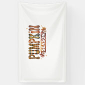 Banderoles Saison citrouille Boho Automne (Vertical)