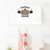 Banderoles Saison citrouille Cheetah Imprimer Citrouille Auto (En situation)