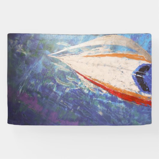 Banderoles Saler avec les dauphins (Horizontal)