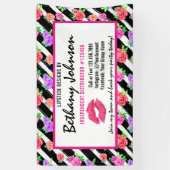 Banderoles Salon commercial/partie de baiser de rose de (Vertical)